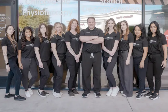 Chiropractor Gilbert AZ Michael Abromovitz With Team